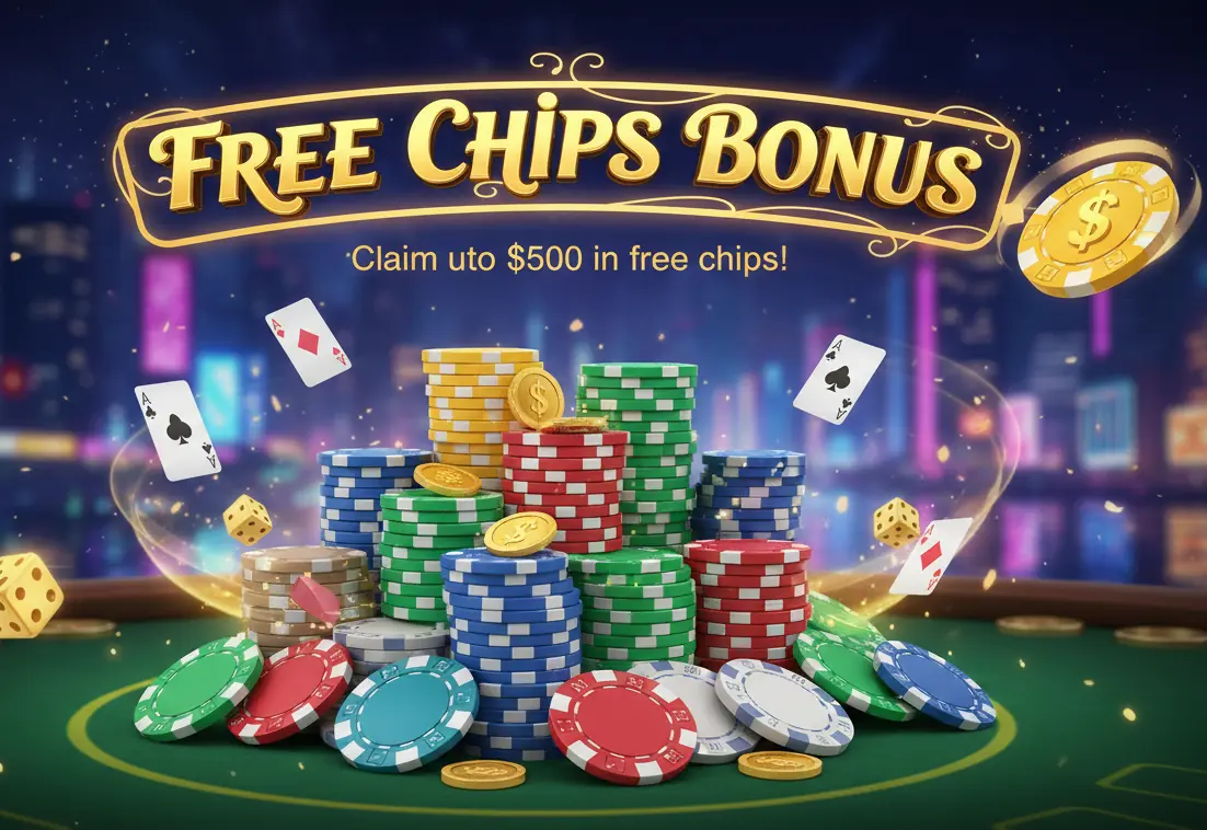 Fortune Clock free chips